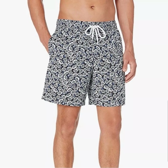 NWT Men’s Goodthreads Floral Swim Trunks Size S - Picture 6 of 8